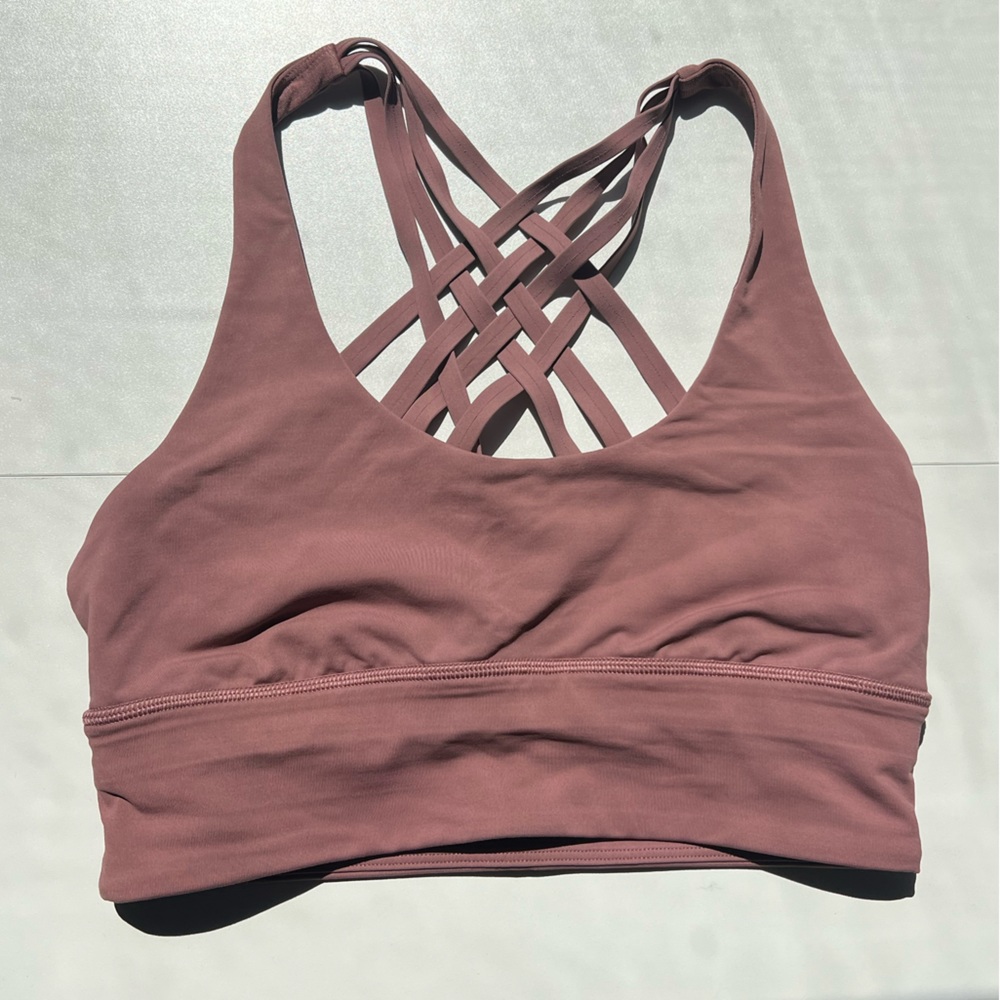 Rose Colored Lulu Lemon Sports Bra